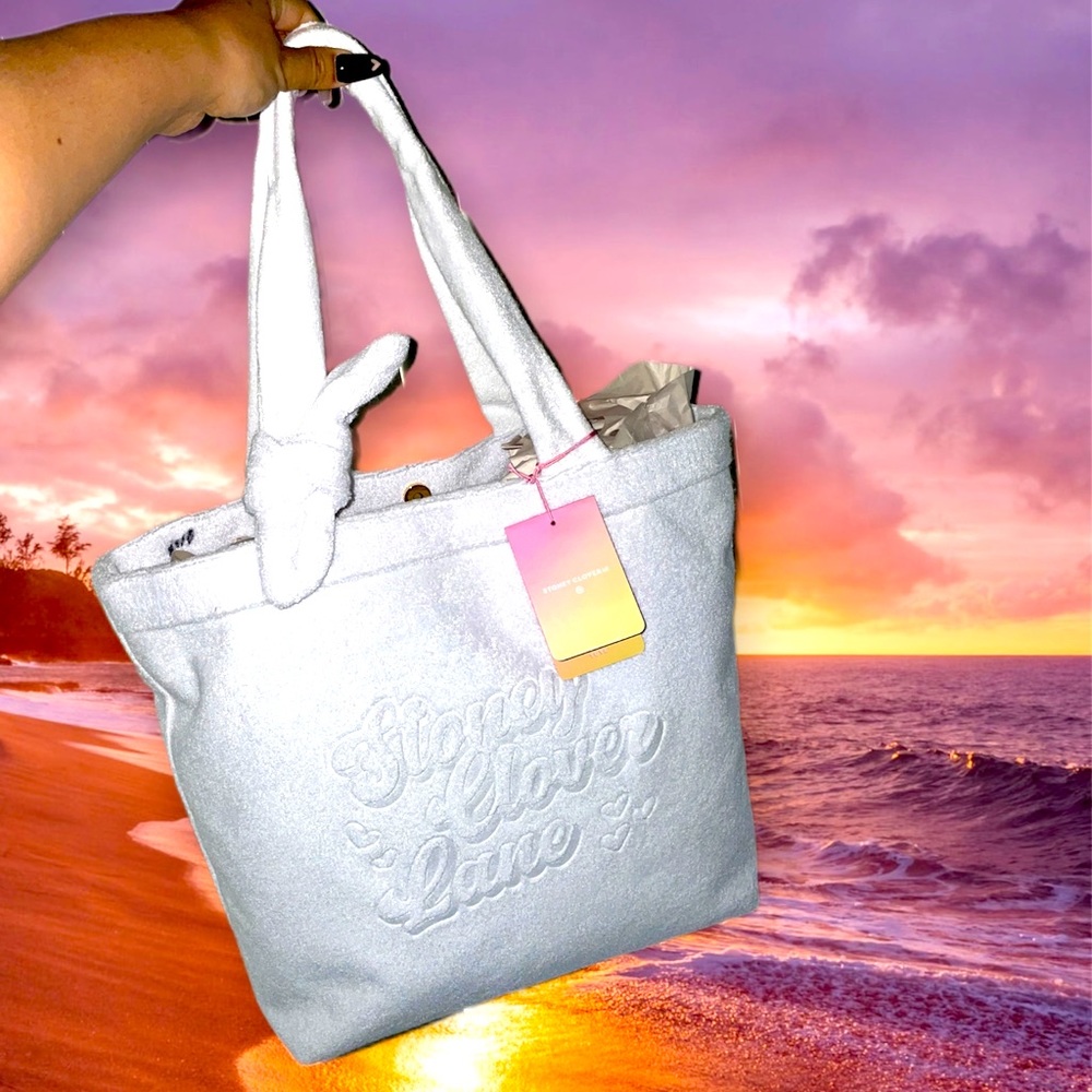Stoney Clover Lane White Tote